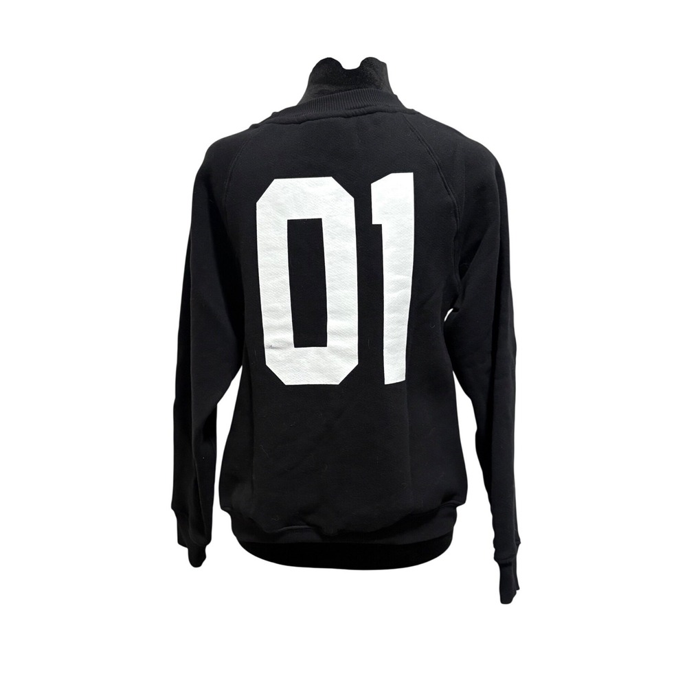 GOOD AMERICAN Black GA 01 Graphic Sweatshirt Made in USA Size S (1) - Picture 2 of 9